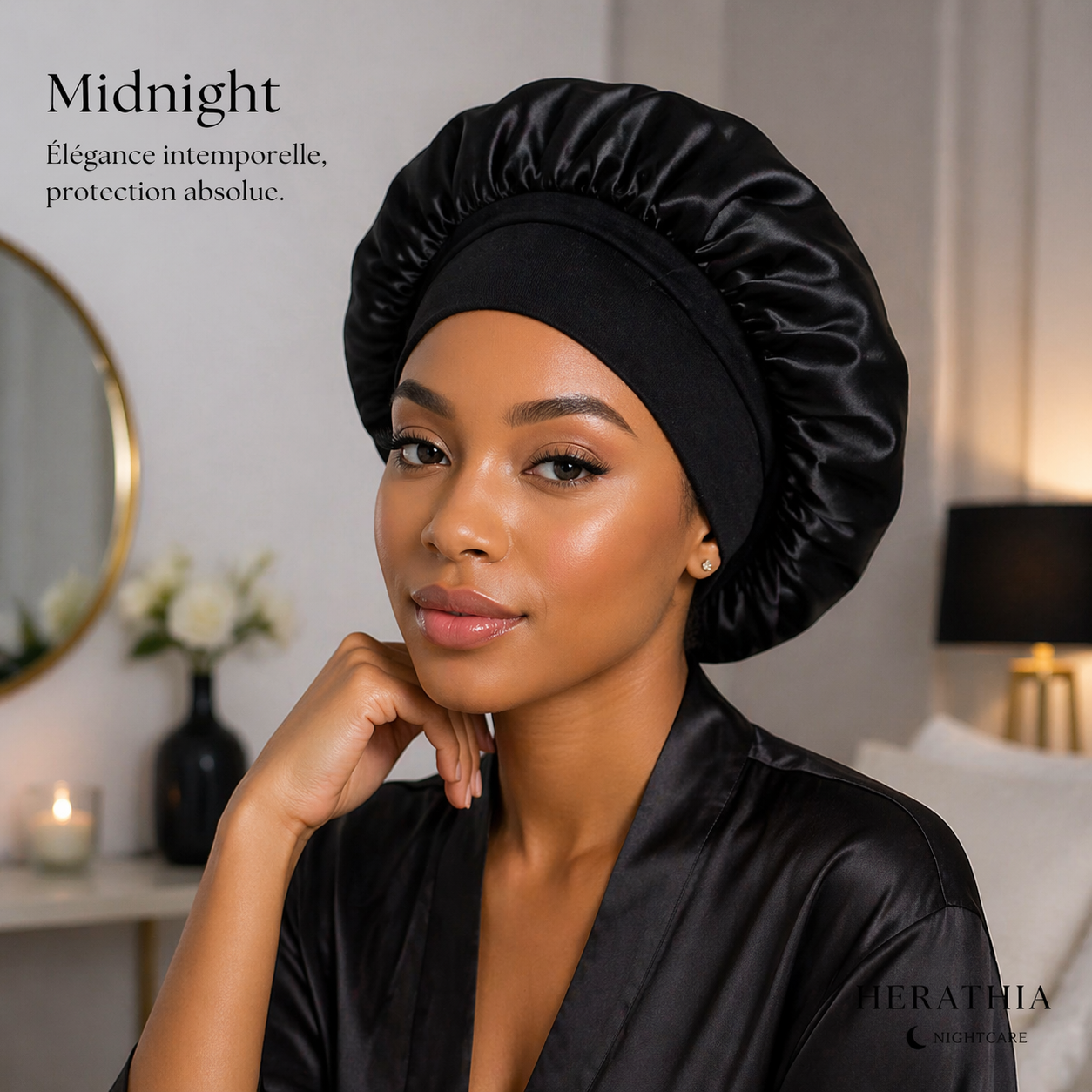 Bonnet en Satin