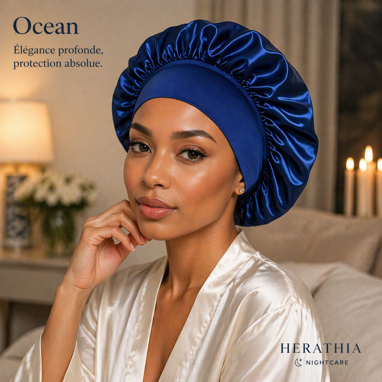 Bonnet en Satin